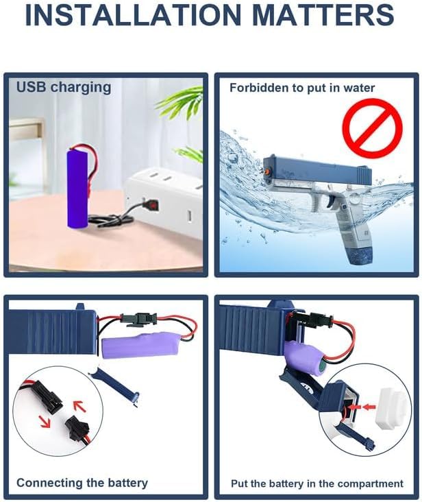 Automatic Water Gun – High-Performance Electric Water Blaster for Ultimate Fun!