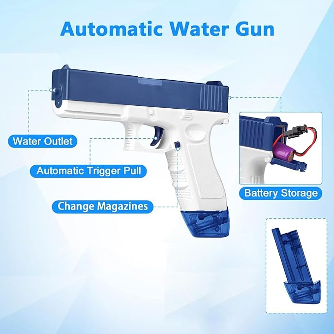 Automatic Water Gun – High-Performance Electric Water Blaster for Ultimate Fun!